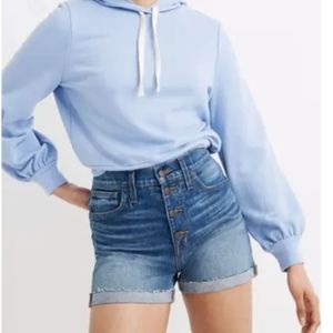 Madewell high rise denim shorts